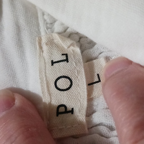 NWT POL Cream Button-Up Shirt - Picture 2 of 14